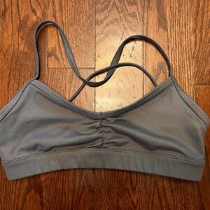 ALO Yoga Gray Strappy Bralette